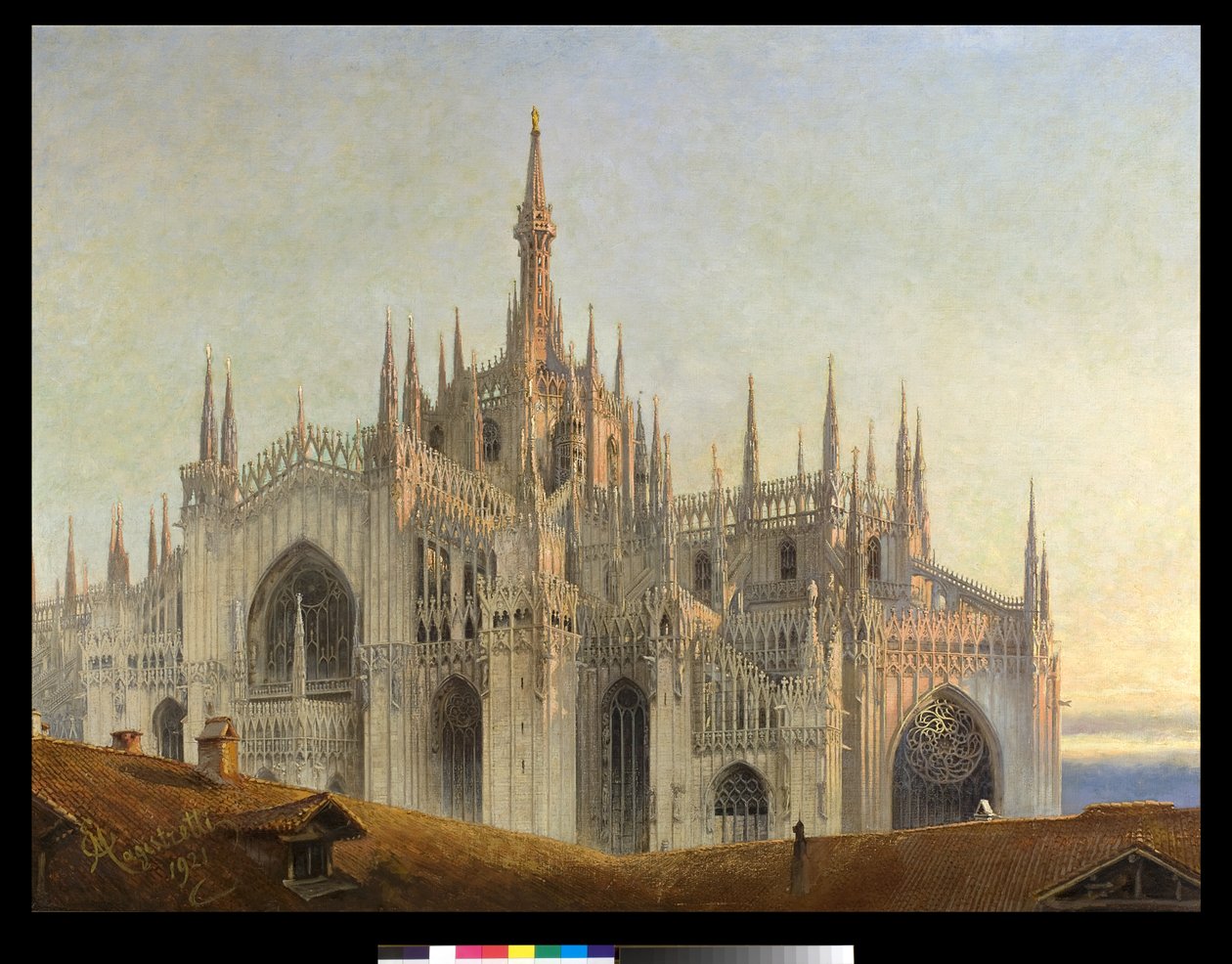 Aurora Yükseliyor, Katedral, 1921 by Emilio Magistretti
