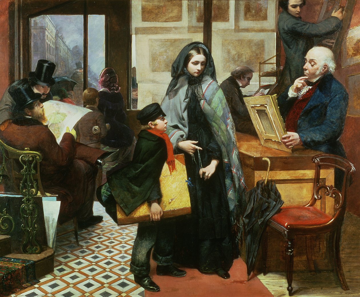 İsimsiz ve Dostsuz, 1857 by Emily Mary Osborn