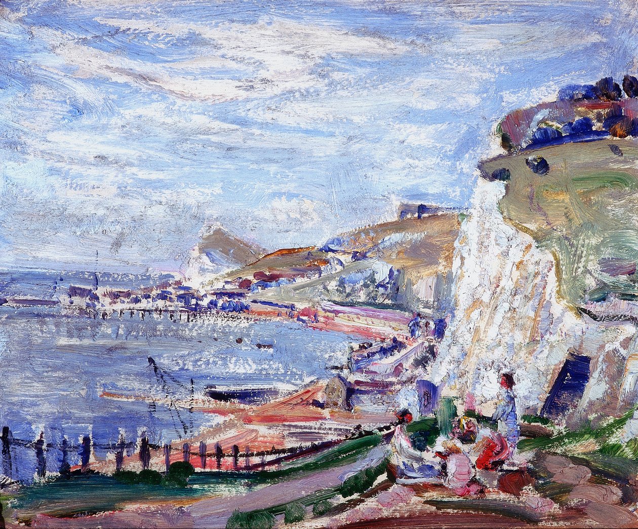 Dover Cliffs (gemide yağ) by Emily Beatrice Bland