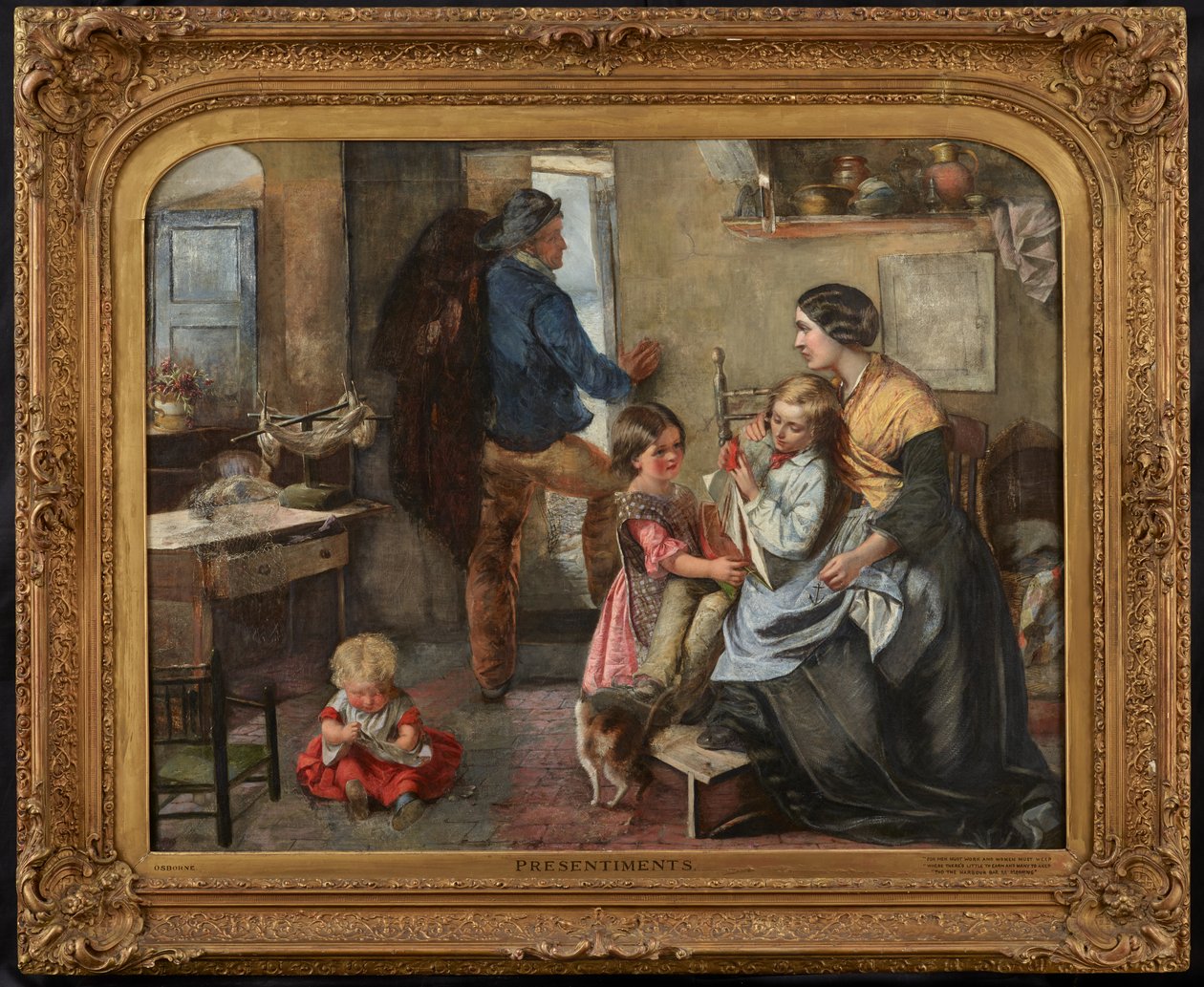 Presentiments (tuval üzerine yağlıboya) by Emily Mary Osborn