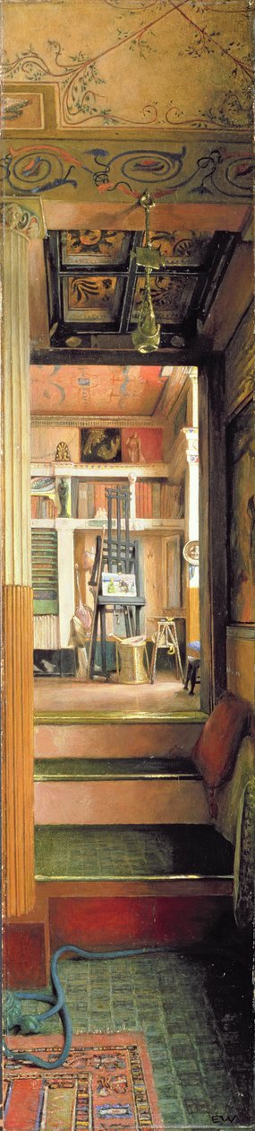 Alma-Tadema Stüdyosu, 1883 dolayları (panelde yağlı boya) by Emily Williams