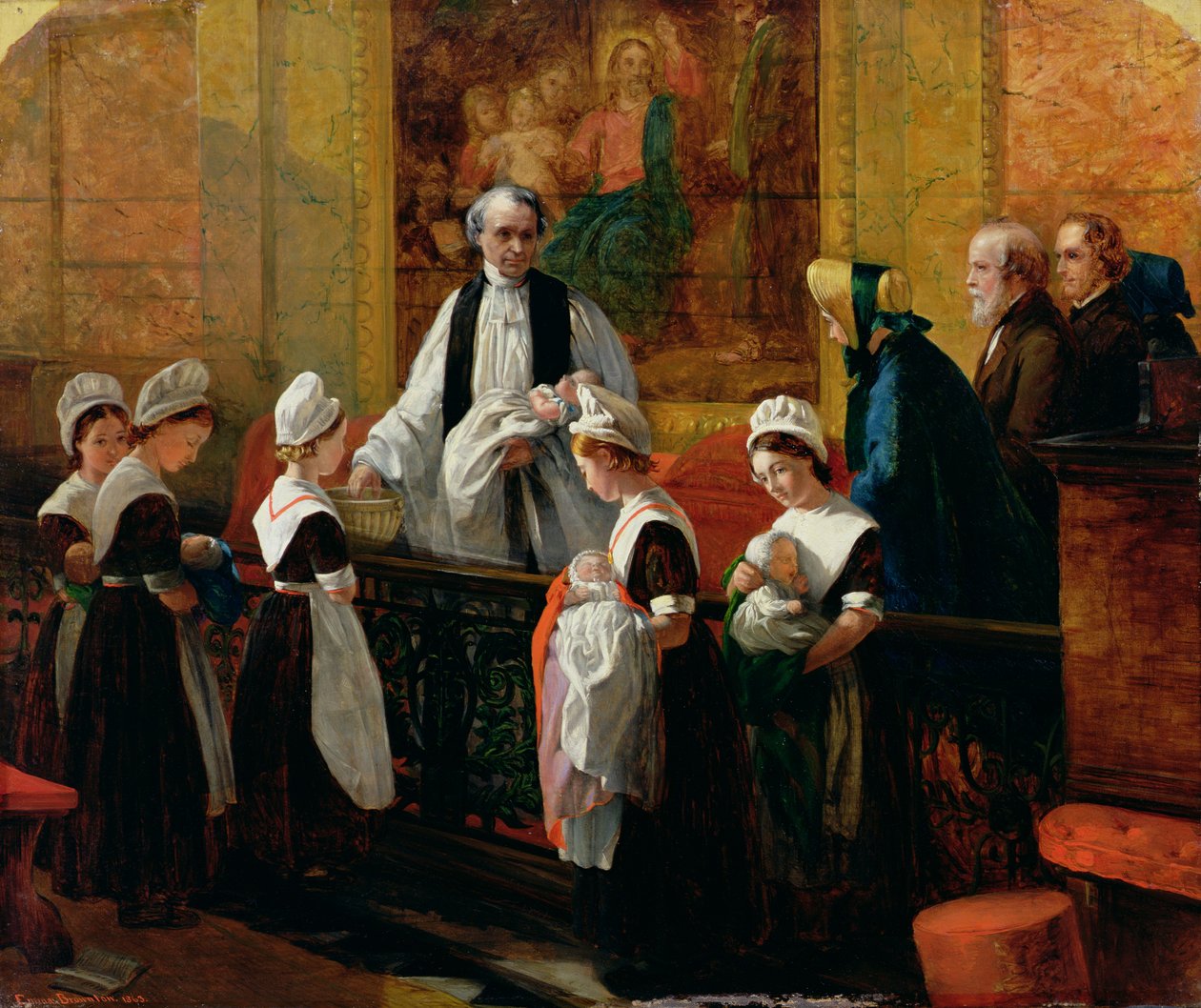 Vaftiz, 1863 by Emma Brownlow