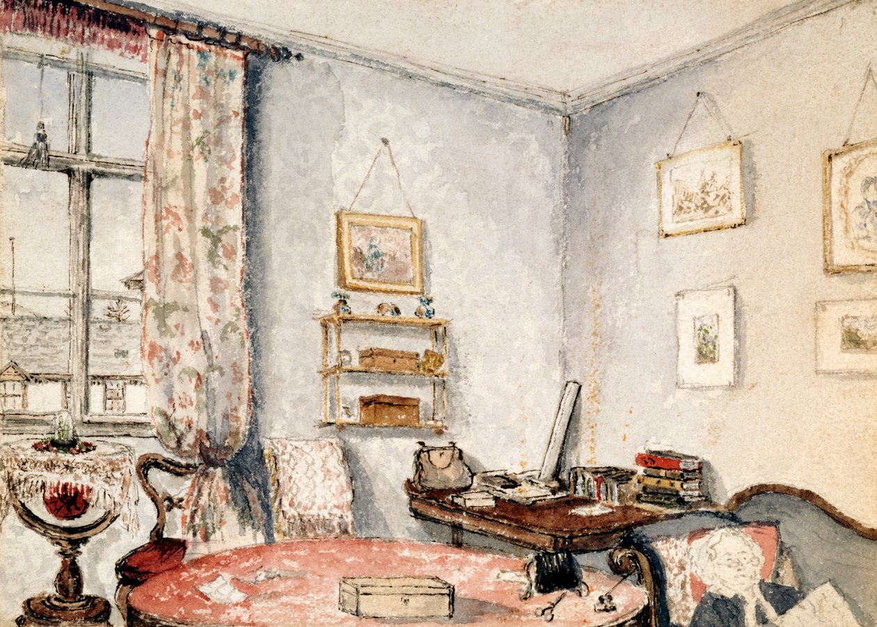 WindermereAnnie Scott - Gadringal - EK., C.1850 (kağıt üzerinde wc) by Emma Kinder