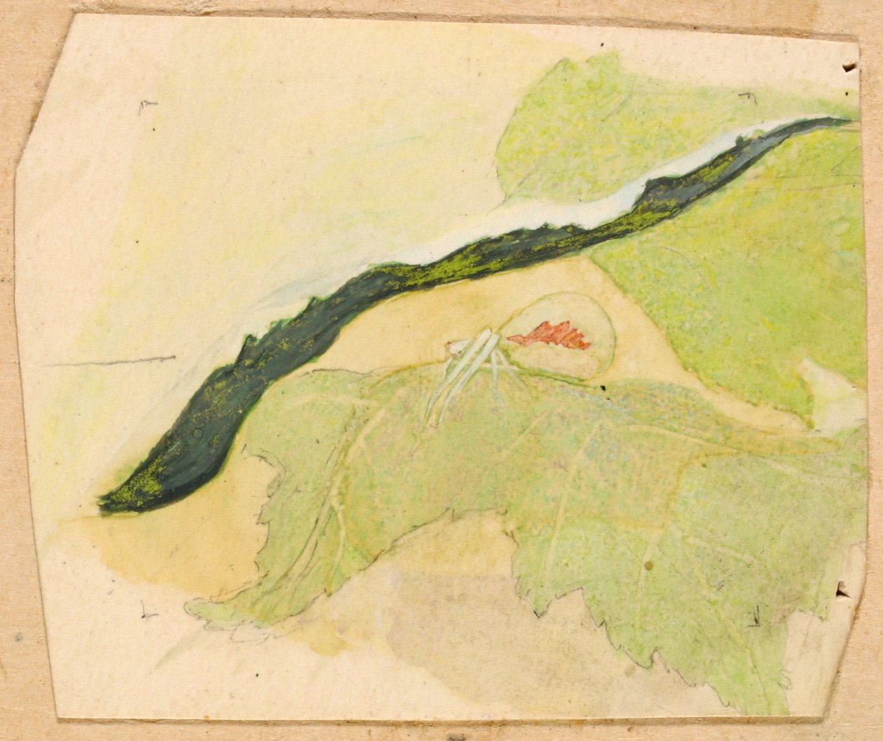 Porselen-Beyaz Örümcek, 19. yüzyılın sonları ve 20. yüzyılın başlarında. by Emma Beach Thayer