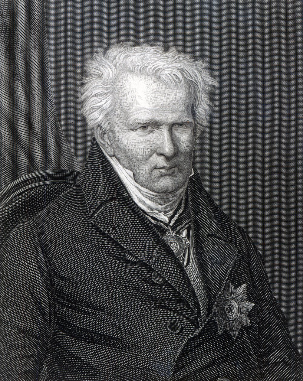 Alexander von Humboldt, C. Cook tarafından oyulmuş by Emma Gaggiotti Richards