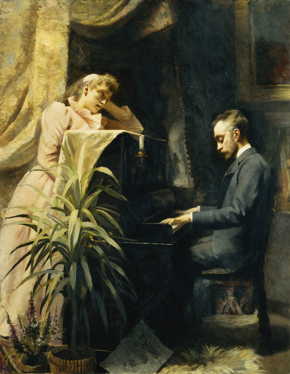 Piyanoda, 1891 by Emma Sparre