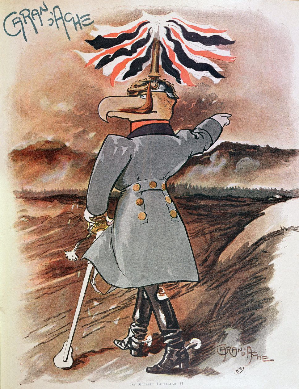 Kaiser Wilhelm II (1859-1941) c.1902 by Emmanuel Poire Caran D
