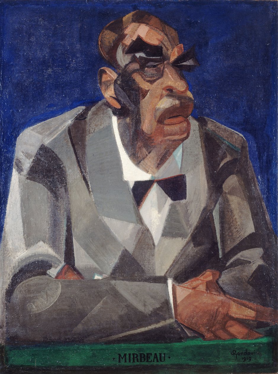 Octave Mirbeau 1848-1917, 1919. by Emmanuel Gondouin
