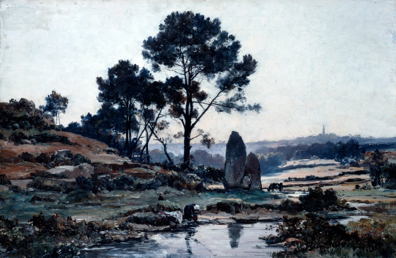 Douarnenez, 1885. by Emmanuel Lansyer