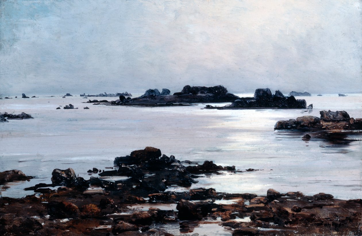 Ile de Sein, 1884 by Emmanuel Lansyer