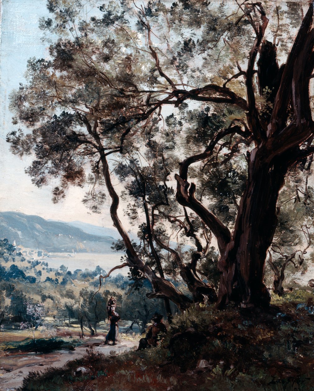 Roquebrune, 1892 by Emmanuel Lansyer