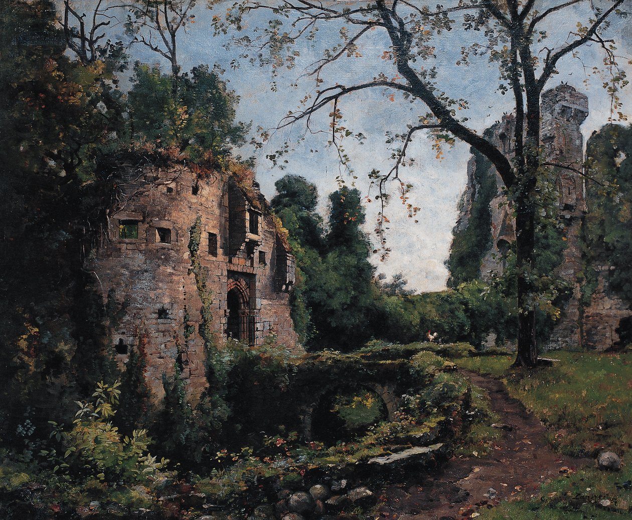 Bastion des Ormes, Château de Clisson'un içi by Emmanuel Lansyer