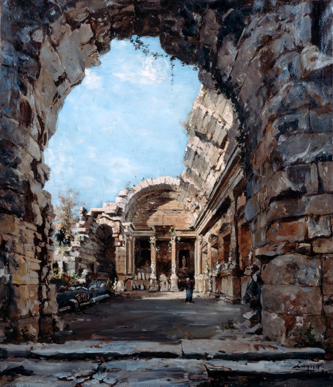 Diana Tapınağı, 1890. by Emmanuel Lansyer