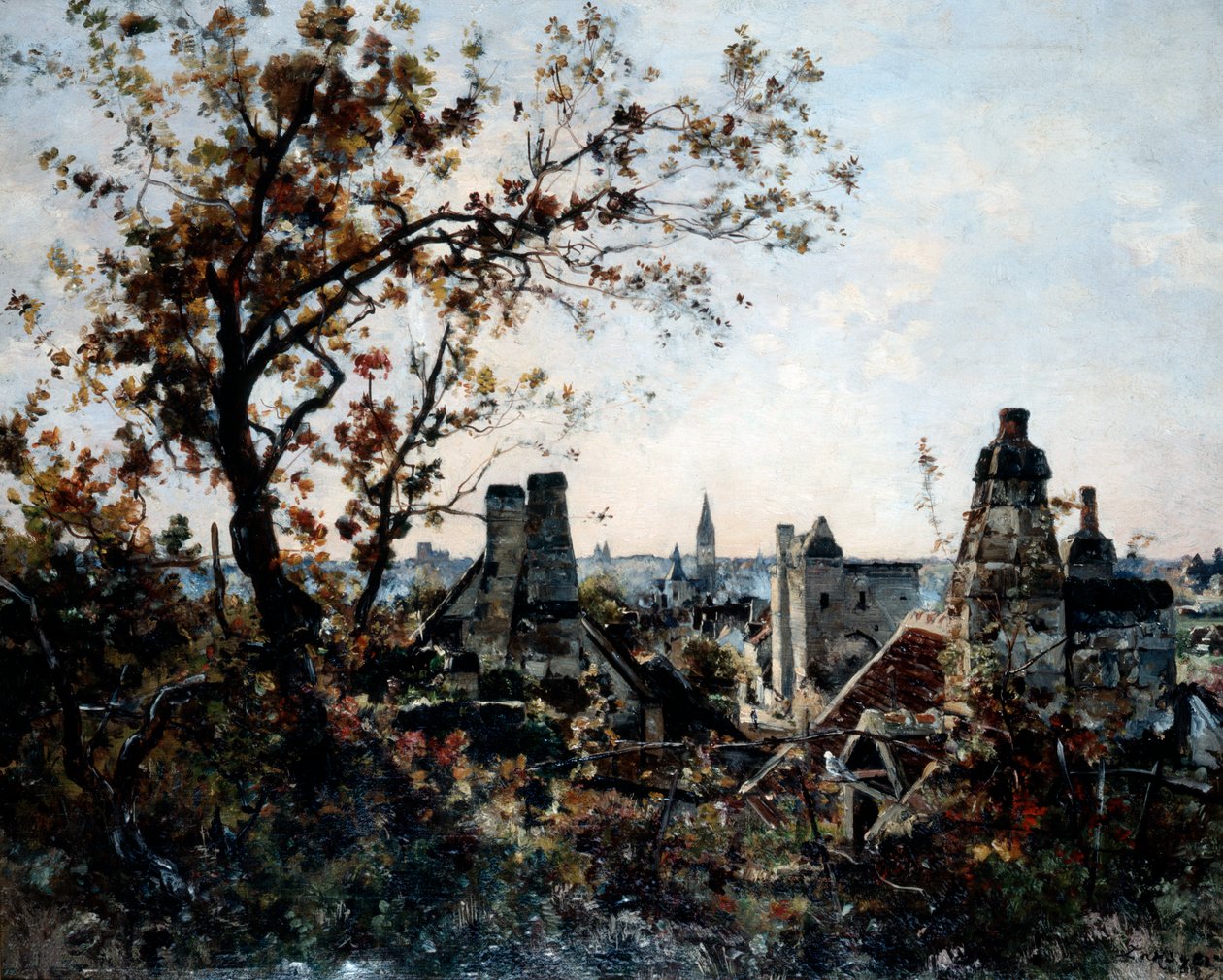 Akşam Chevalot Kulesi, 1885 by Emmanuel Lansyer
