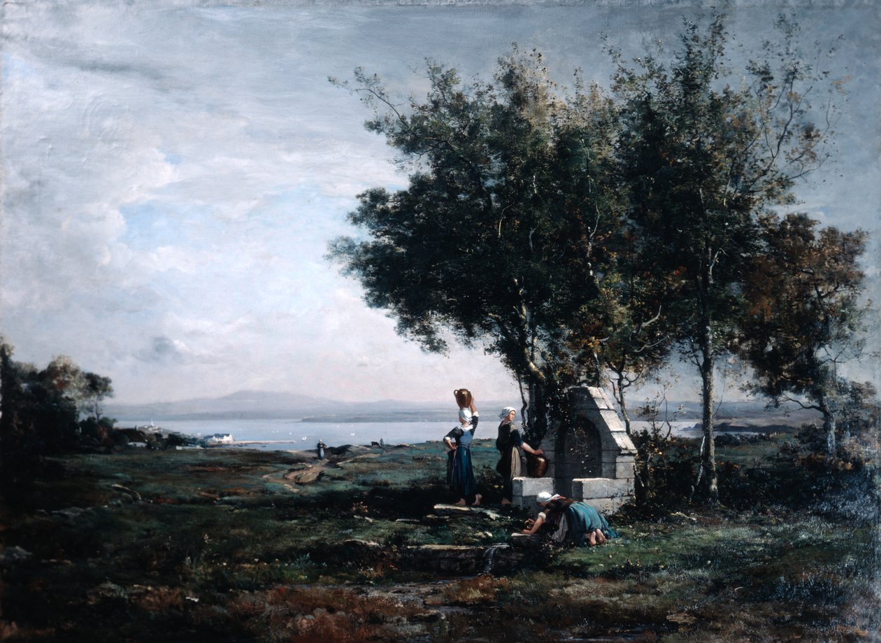 Çeşmedeki Kadınlar, 1867 by Emmanuel Lansyer