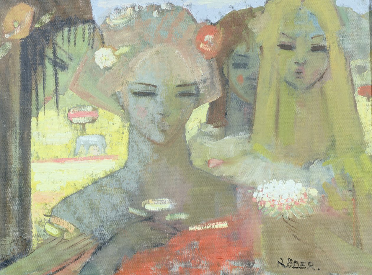 Sarı Tarla, 2001 (tuval üzerine yağlı boya) by Endre Roder