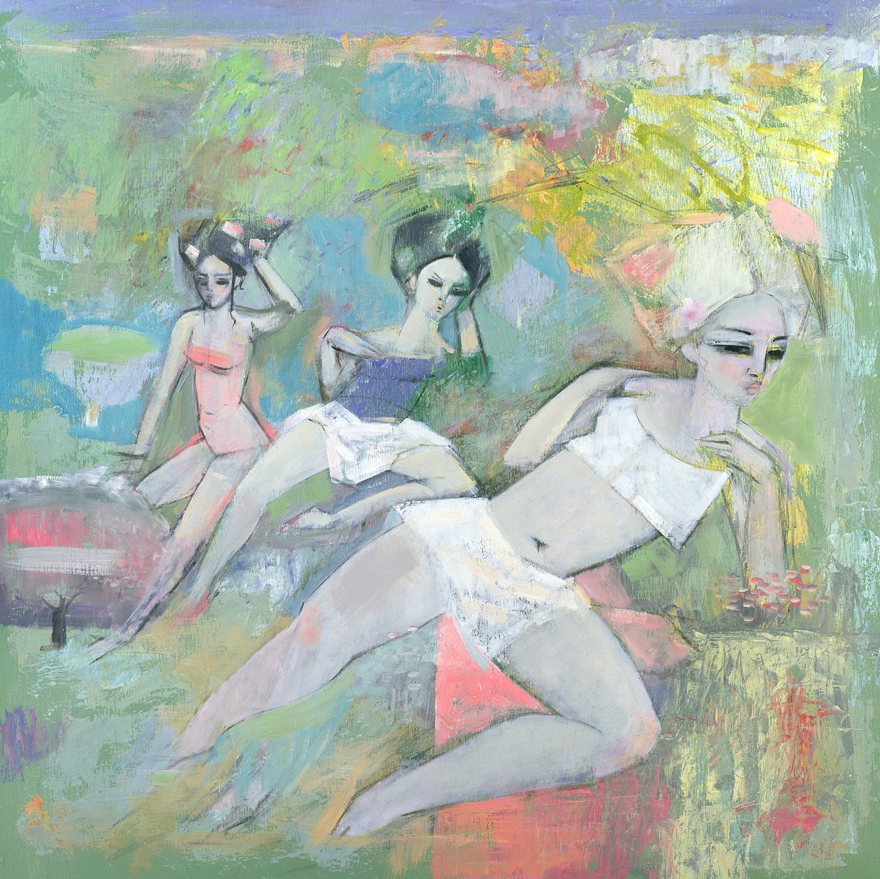 banyo yapanlar by Endre Roder