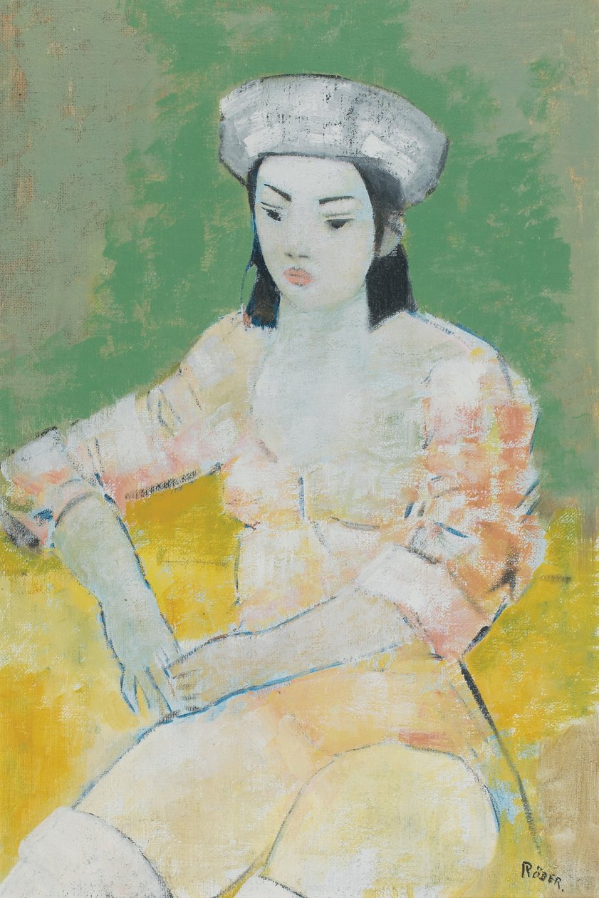 Dansçı (gemide yağ) by Endre Roder