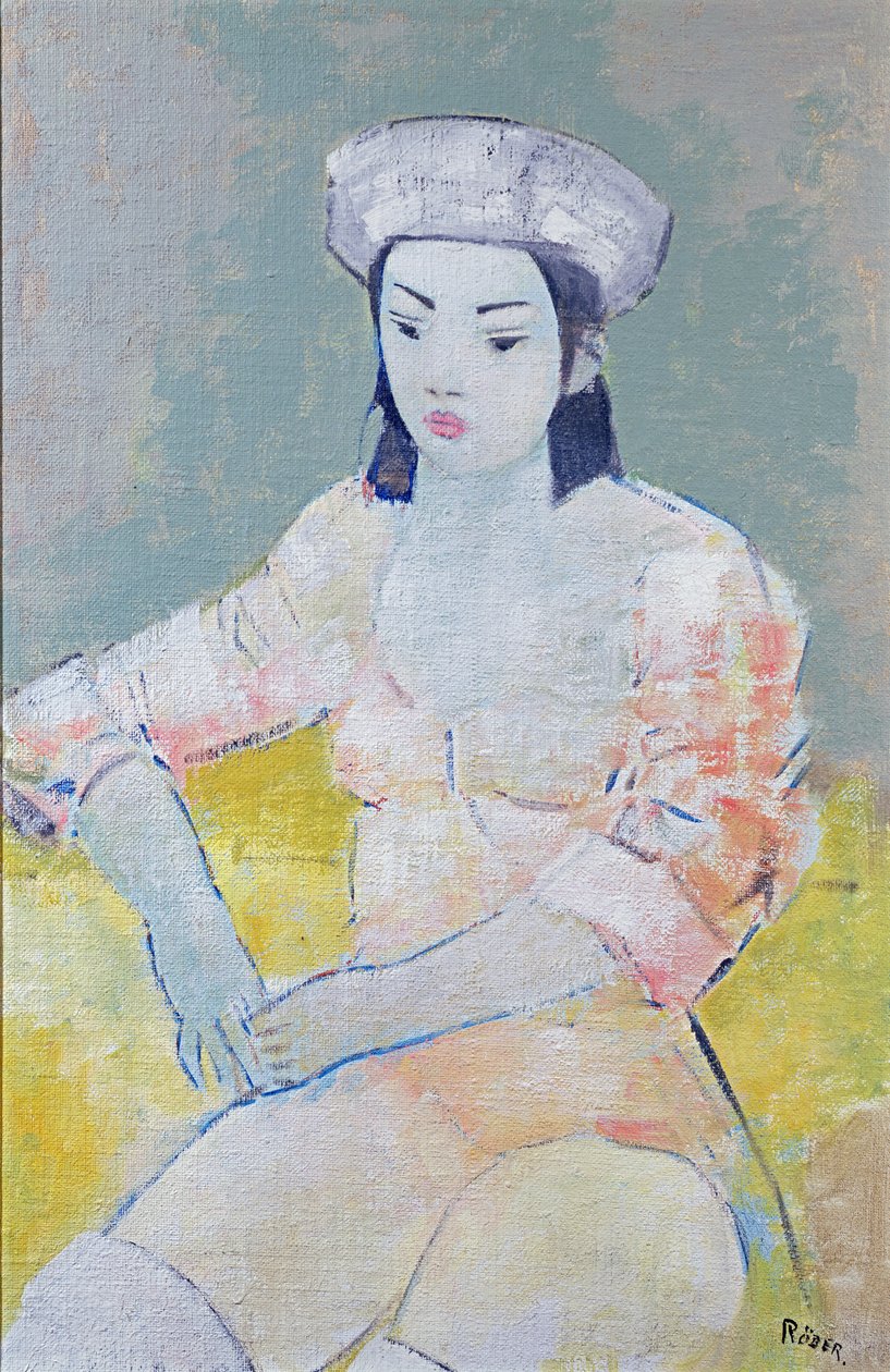 Dansçı, 2004 (tuval üzerine yağlı boya) by Endre Roder