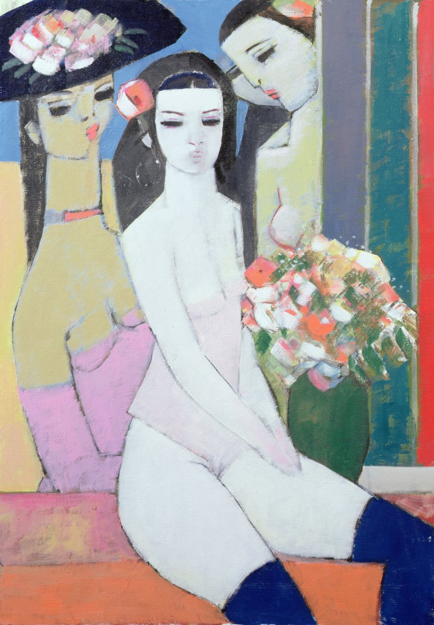 Josephine, 2008 (tuval üzerine yağlı boya) by Endre Roder
