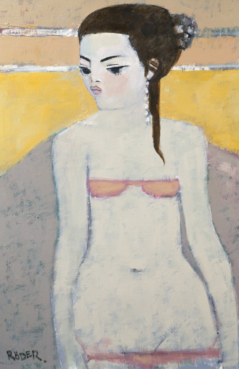 Michela Again, 2007 (tuval üzerine yağlı boya) by Endre Roder