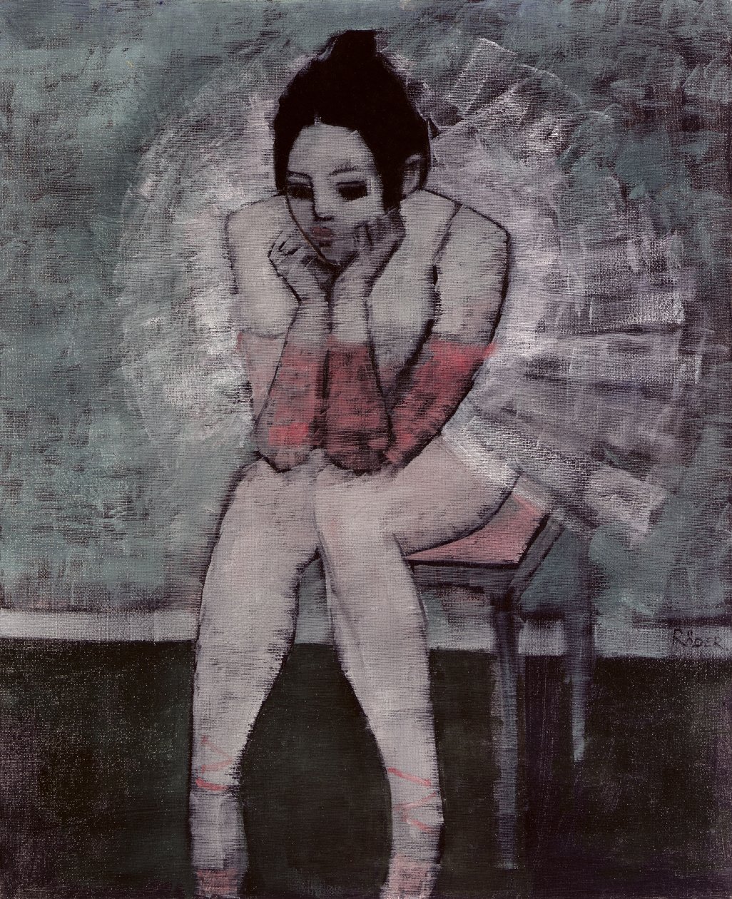 Tutu (tuval üzerine yağlı boya) by Endre Roder