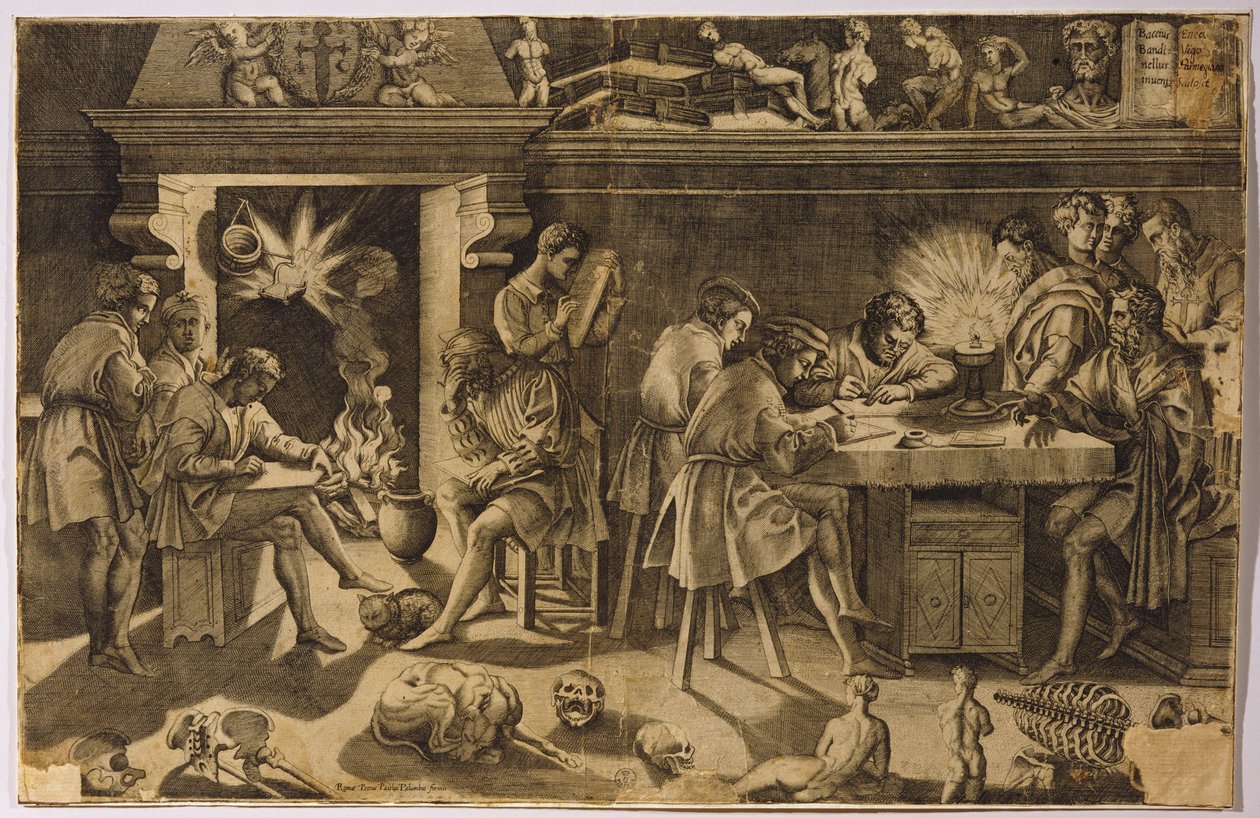 Baccio Bandinelli Akademisi, 1547 by Enea Vico