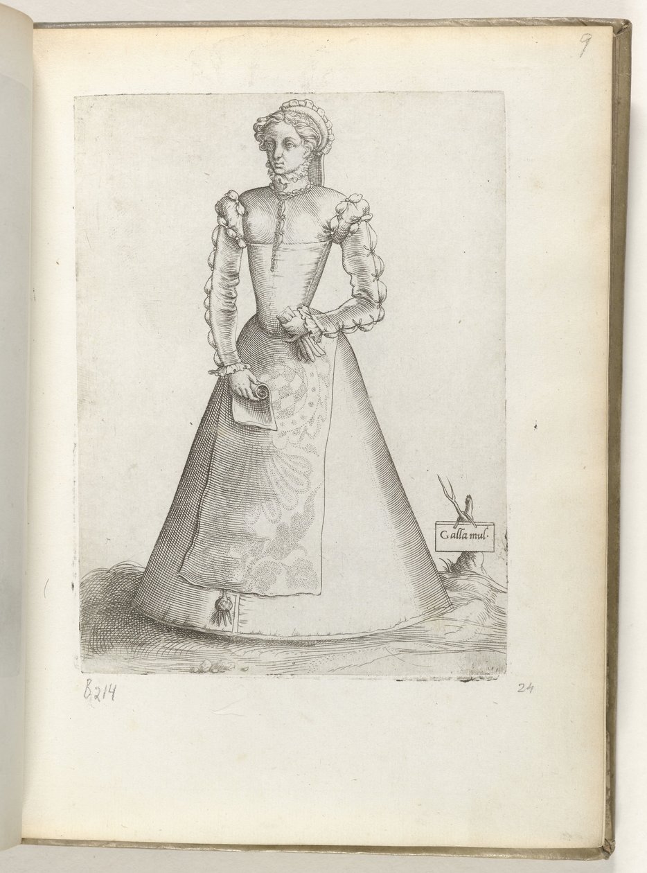 Galla mul(ier) (nesne üzerindeki başlık) Fransa