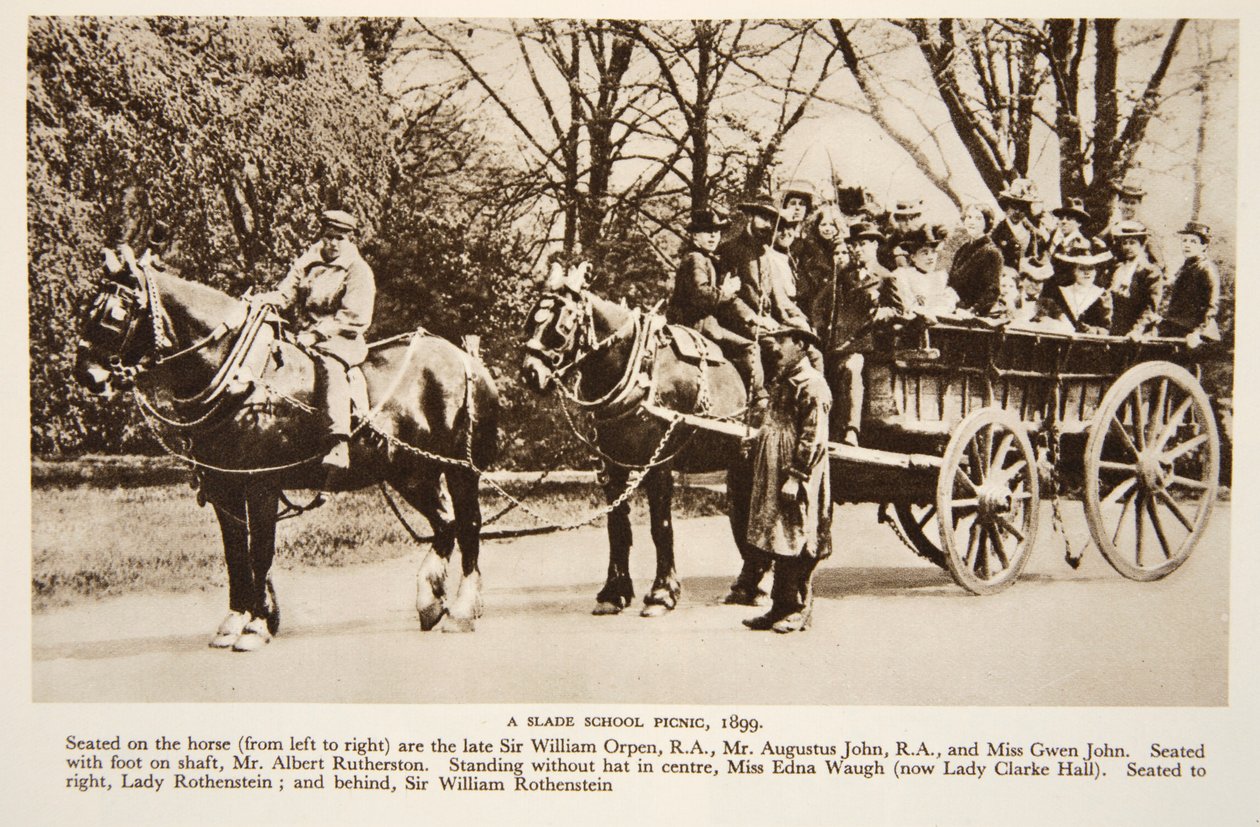 Bir Slade Okulu Pikniği, 1899, The Times