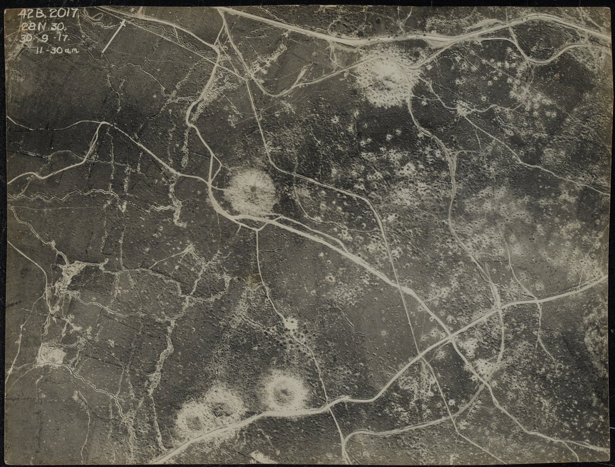 Hava fotoğrafı, 30 Eylül 1917 by English Photographer