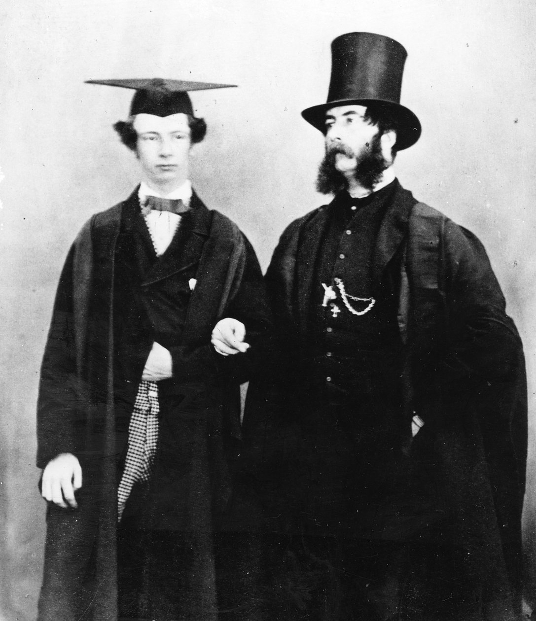 Arthur Munby ve babası, c.1851 by English Photographer