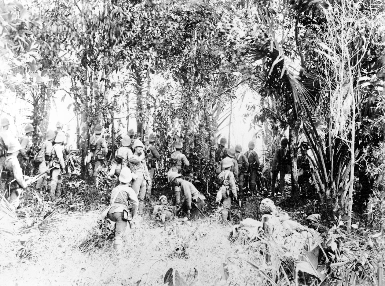 Wuntho Sawbwa kampanyası sırasında 2. Devon Regt tarafından Kyaing-Kwintaung Stockade, Burma
