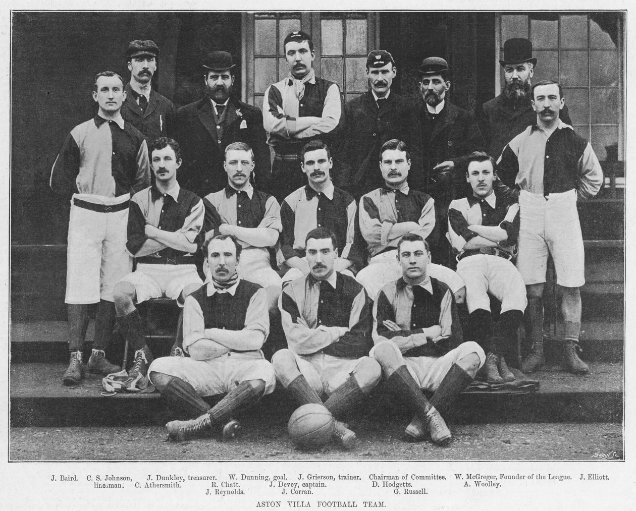 Aston Villa Futbol Takımı, 1894 by English Photographer
