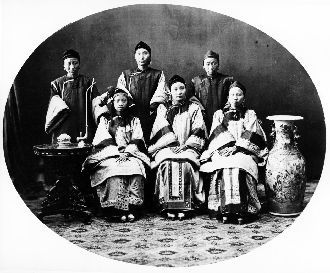 Göksel Hanımlar, Şanghay, c.1870 by English Photographer