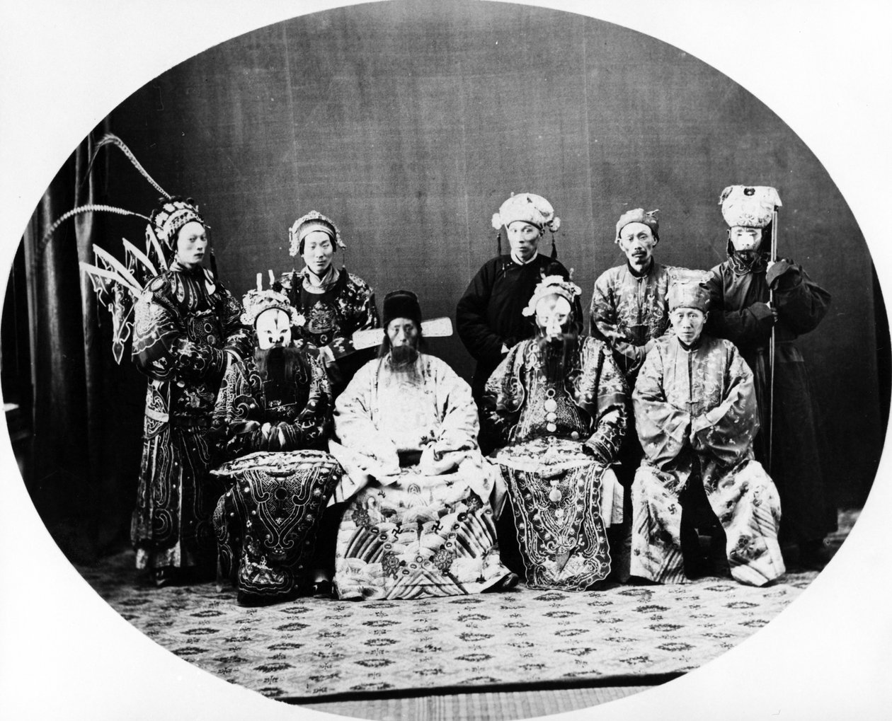 Çin Tiyatroları, Şanghay, c.1870 by English Photographer