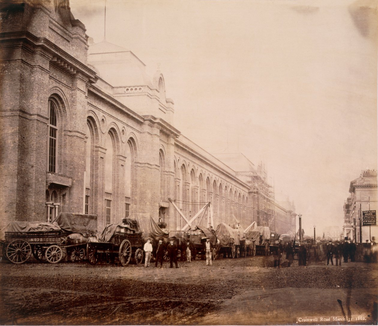 Cromwell Yolu, Mart 1862 (sepya fotoğrafı) by English Photographer