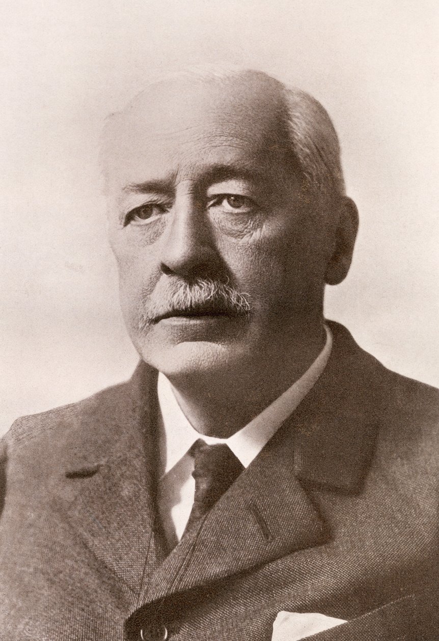 Evelyn Baring, 1st Earl of Cromer, 1918 (halftone newsprint) by English Photographer