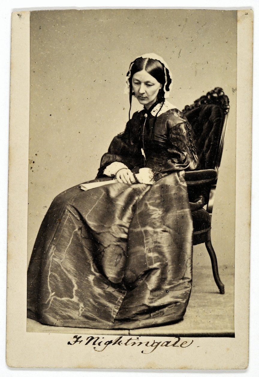 Florence Nightingale (sepya fotoğraf) by English Photographer