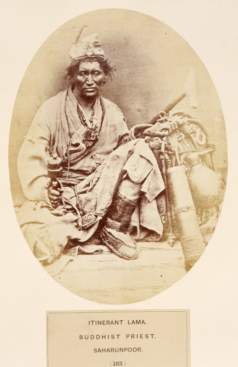 Gezici Lama, Budist Rahip, Saharunpoor, The People of India