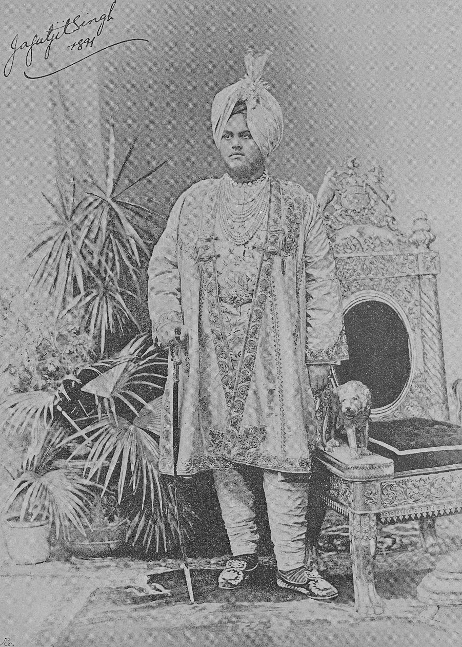 Kapurthalalı Jagatjit Singh, 1891 by English Photographer