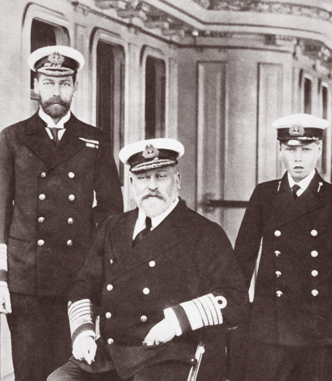 Kral Edward VII, Filo Amirali by English Photographer