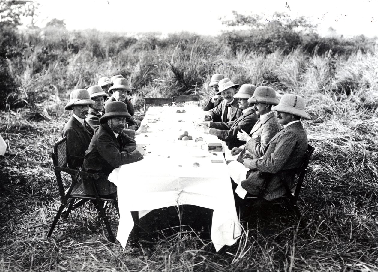 King George V, bir Tiger Shoot sırasında Chitwan Vadisi