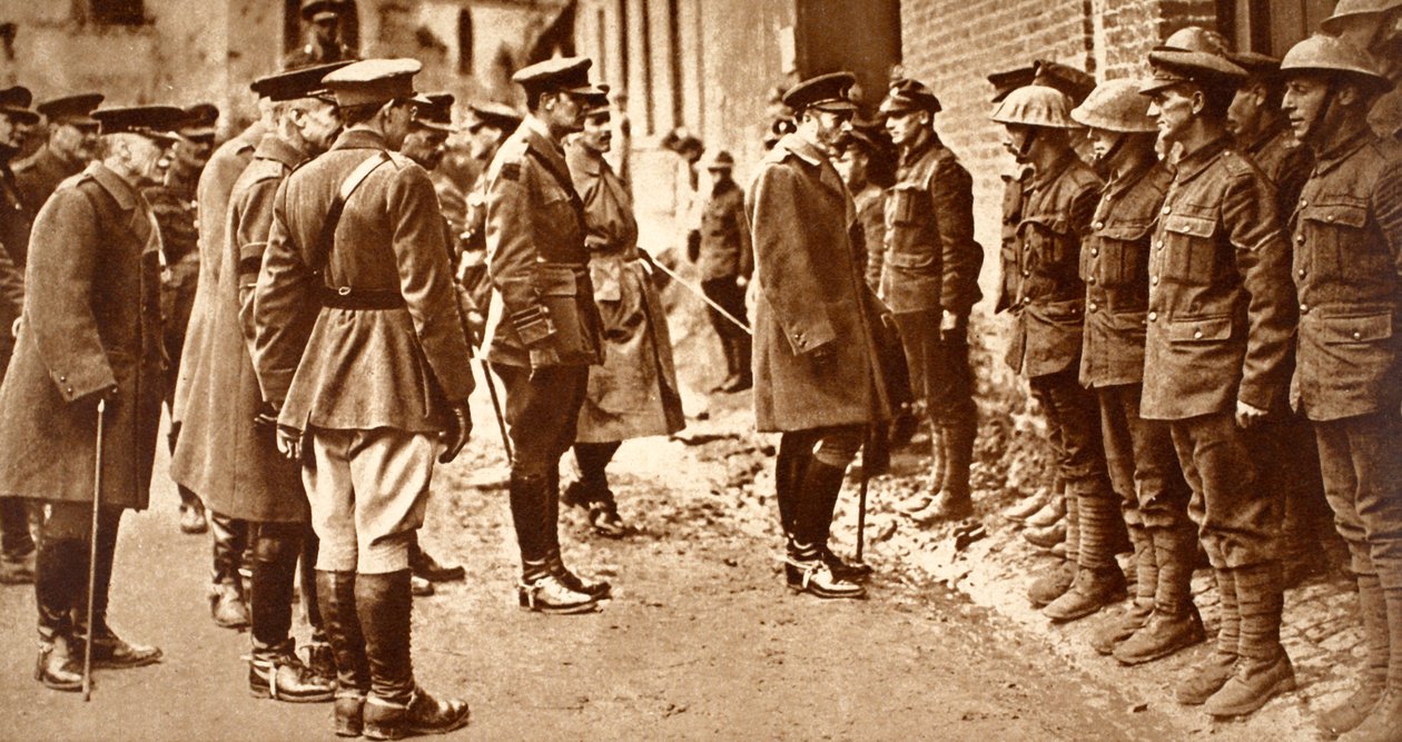 7. Bn ile Kral George. Bullecourt
