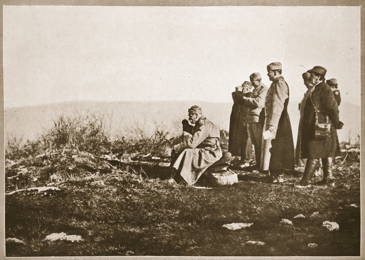 Sırbistan Kralı Peter Cephede (sepya fotoğrafı) by English Photographer