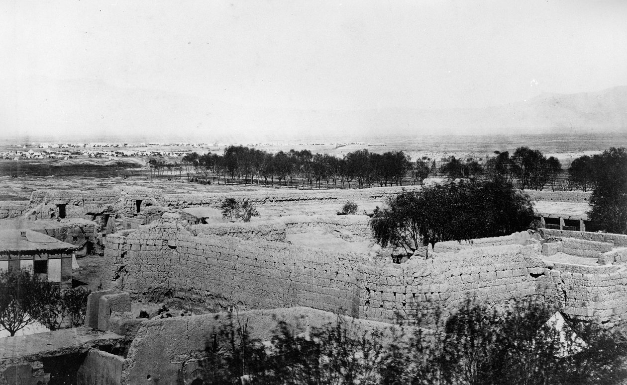İkinci İngiliz-Afgan Savaşı sırasında çekilen manzara, 1878-80 by English Photographer