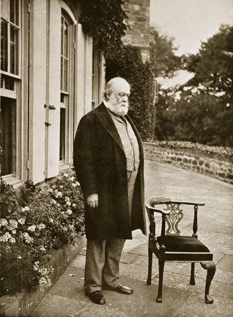 Lord Robert Cecil, Salisbury Marki (sepya fotoğraf) by English Photographer