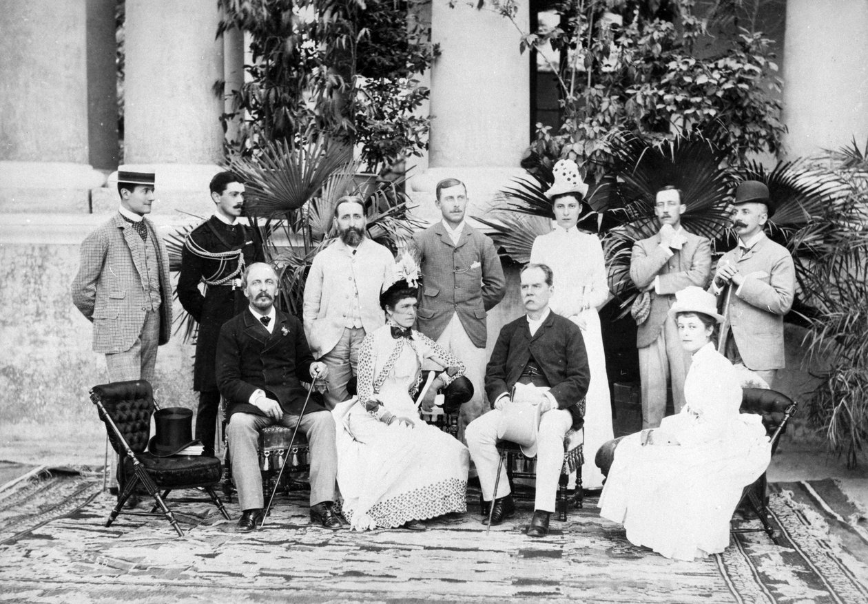 Lord and Lady Dufferin ve Group, Viceregal Lodge