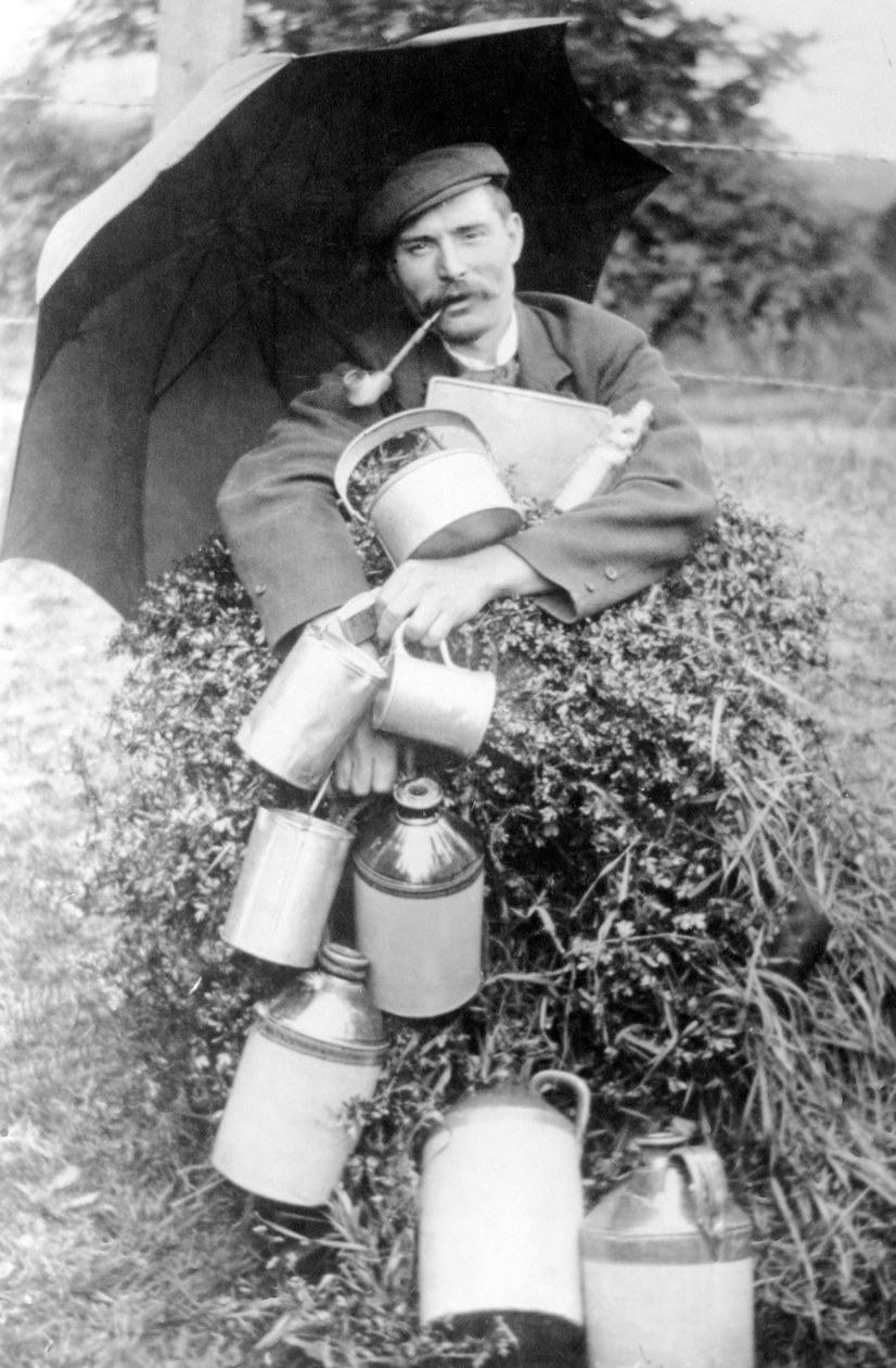 Pipolu Adam, 19. Yüzyıl (fotoğraf) by English Photographer