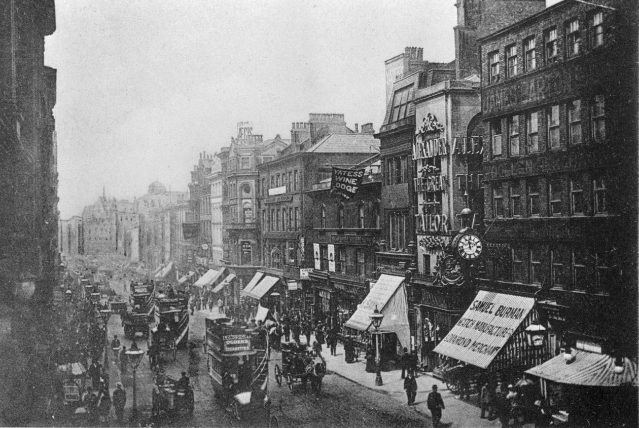 Pazar Sokağı, Manchester, c.1910 by English Photographer