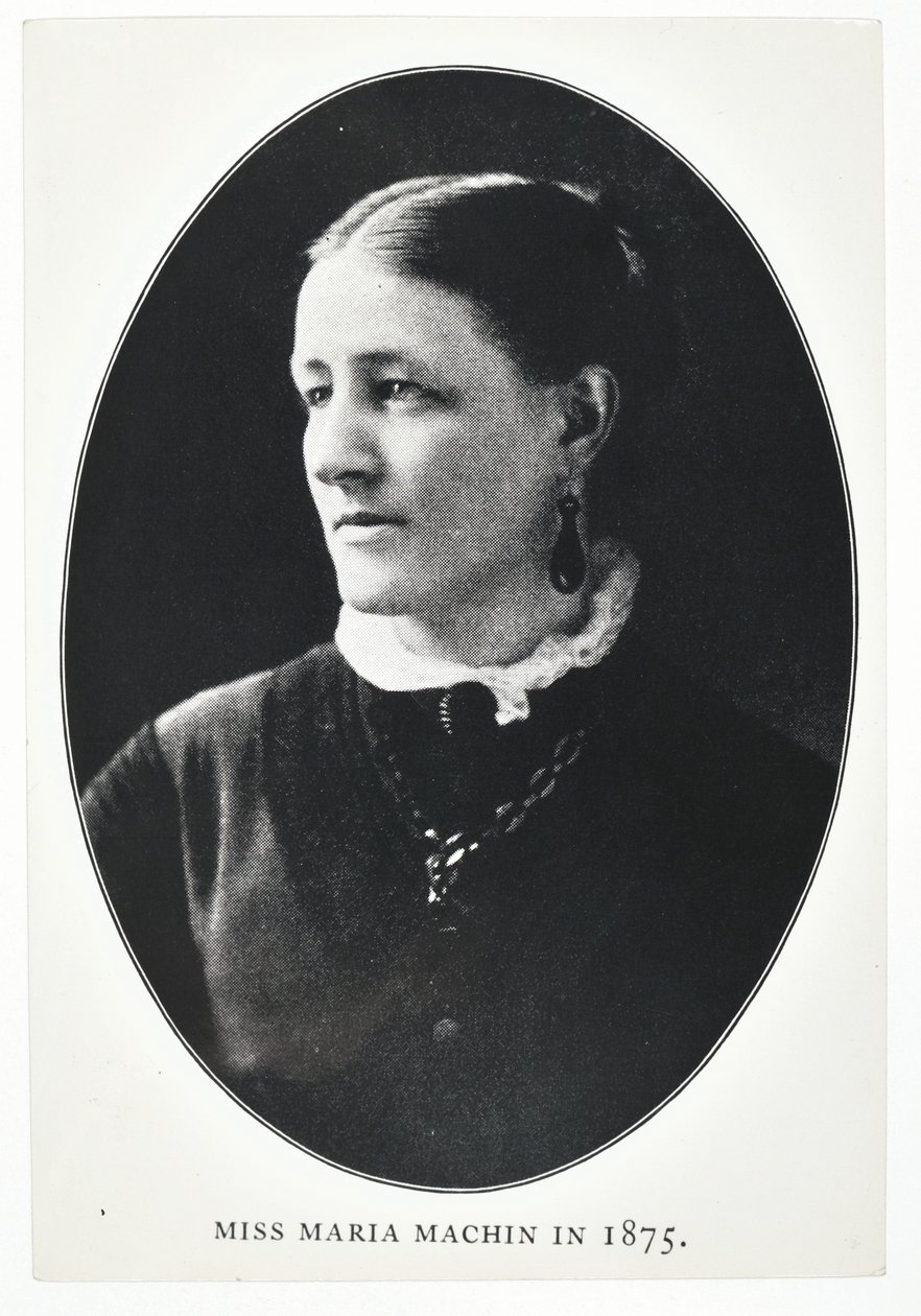 Bayan Maria Makinesi, 1875 by English Photographer